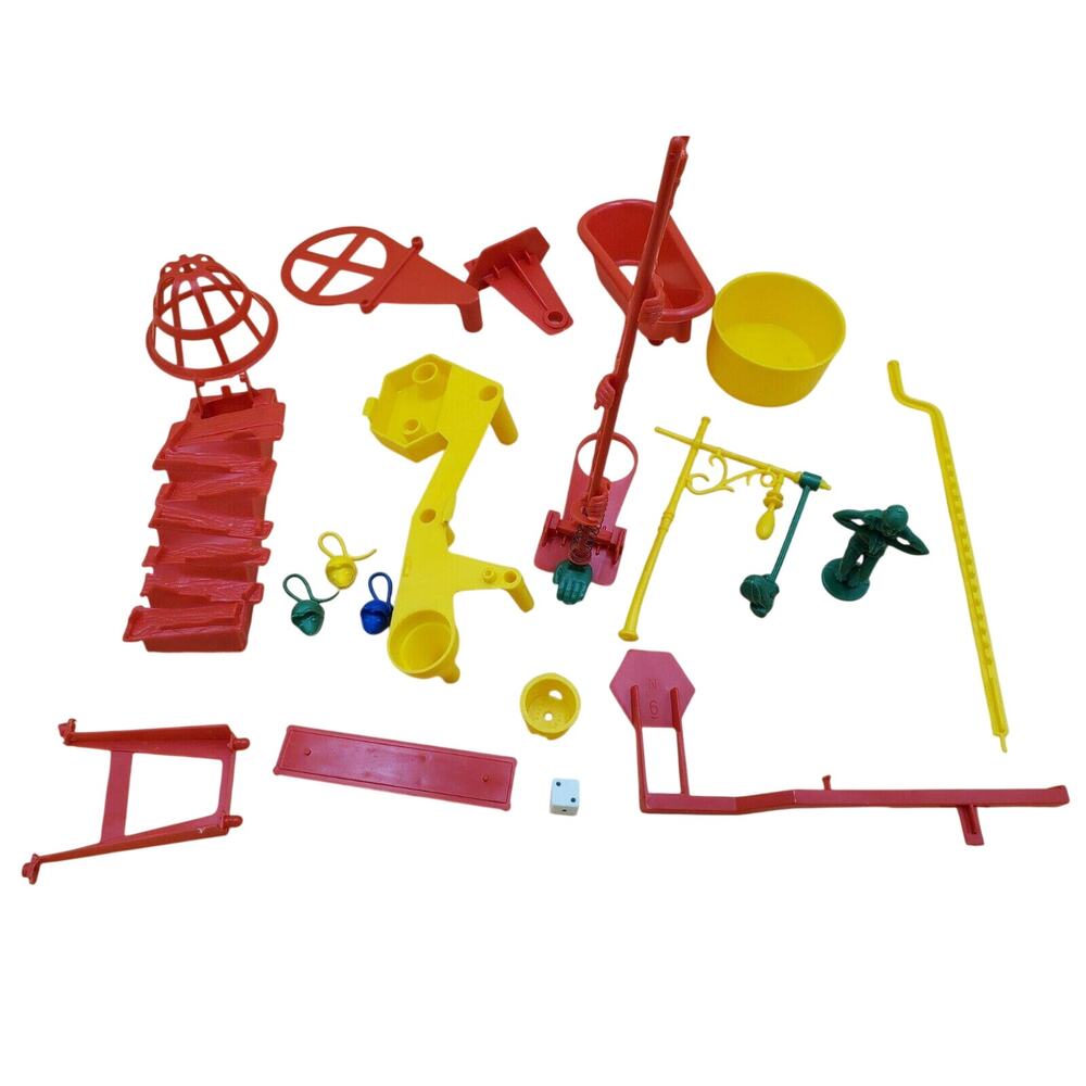 1975 Mouse Trap Replacement Parts - Includes Many Parts - Unbroken!